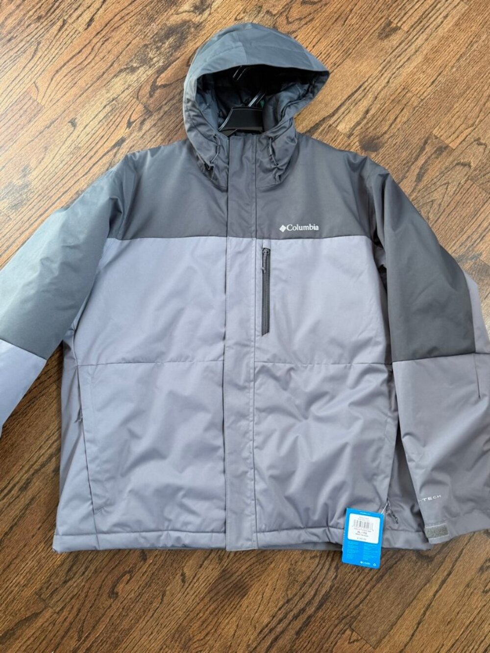 Columbia Hikebound Insulated Jacket Mens XL Grey NWT - WM1909-023